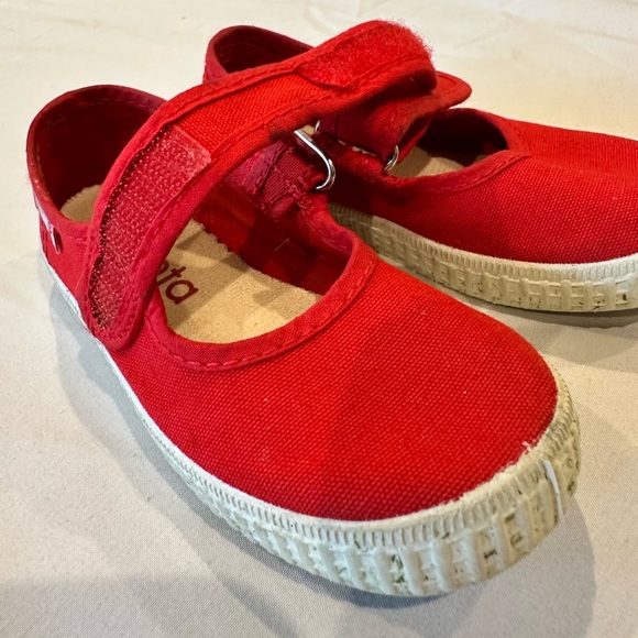 Cienta Kids Mary Jane Shoe RED 6.5 infants - Picture 6 of 6